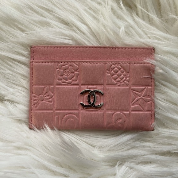 Chanel cardholder in pink - Picture 2 of 7